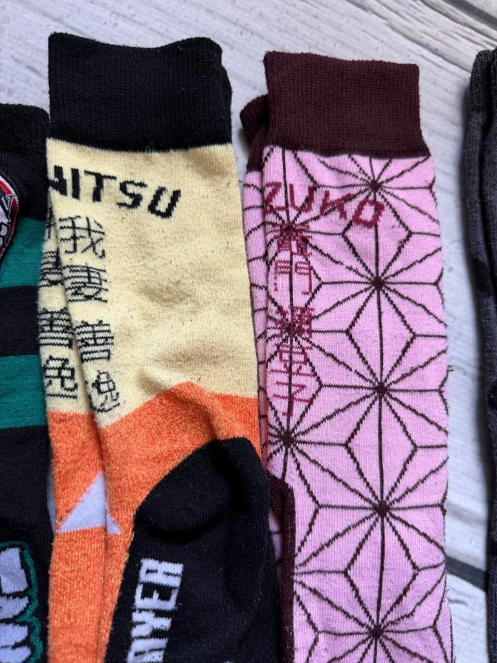 6 pairs Naruto/Anime socks